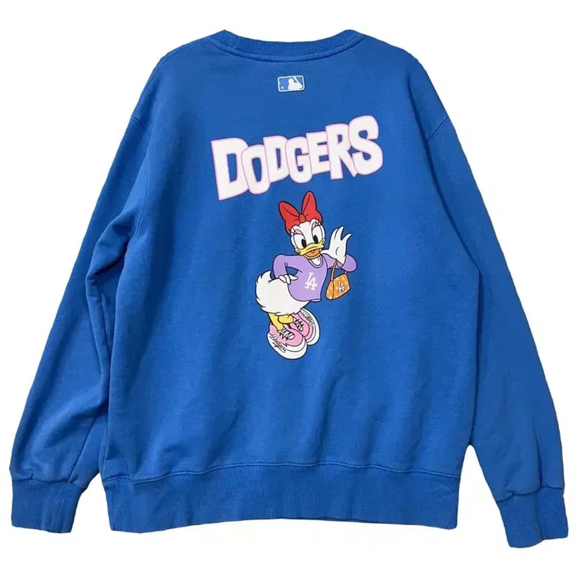 엠엘비 LA 다저스 로고 블루 맨투맨 S(90) 상품이미지2