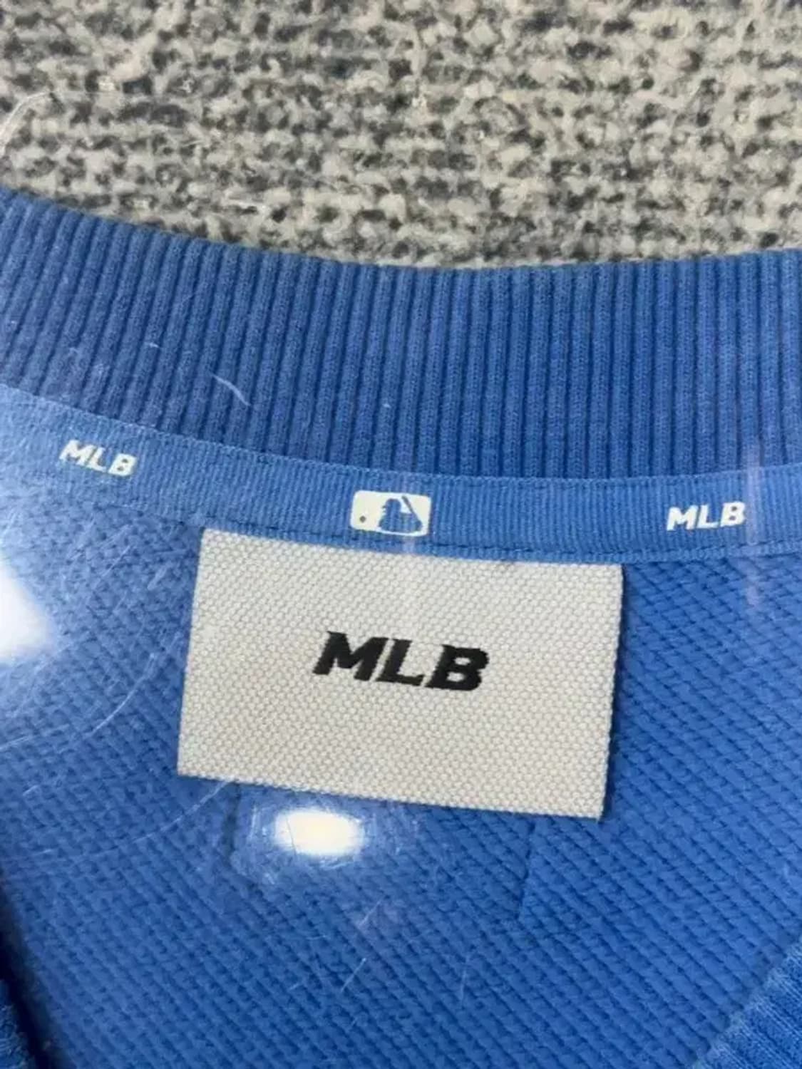 엠엘비 LA 다저스 로고 블루 맨투맨 S(90) 상품이미지3