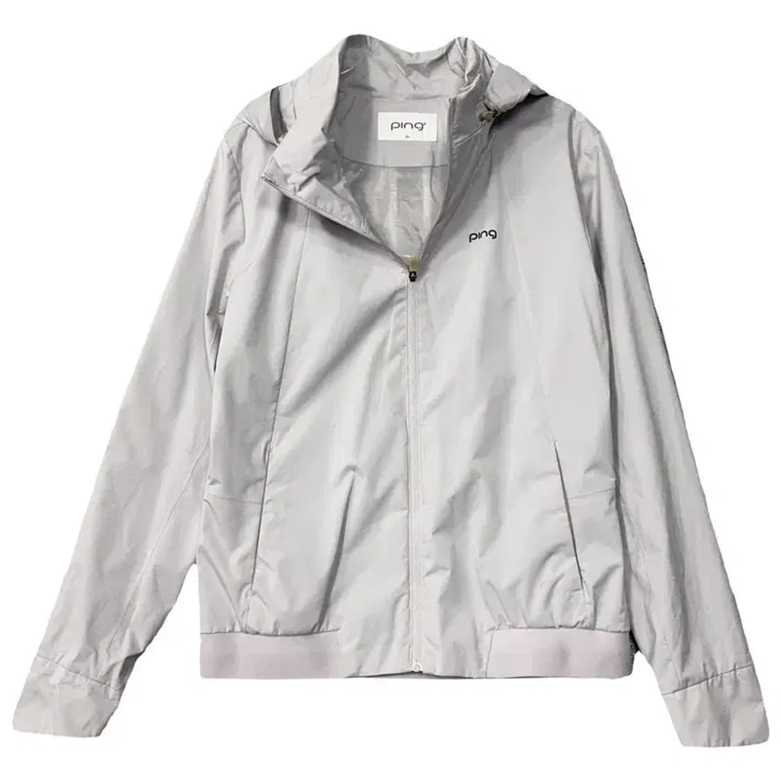 핑 라이트 그레이 로고 골프 기능성 집업 90 상품이미지1