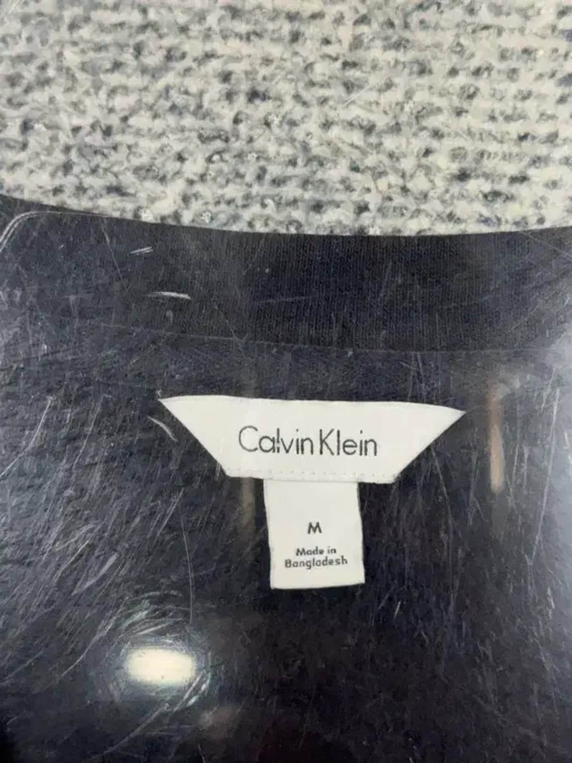 캘빈클라인 프린팅 블랙 맨투맨 M 상품이미지3