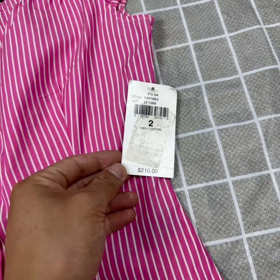 [새상품]랄프로렌 스트라이프 오픈숄더 나시 셔츠 6 상품이미지4