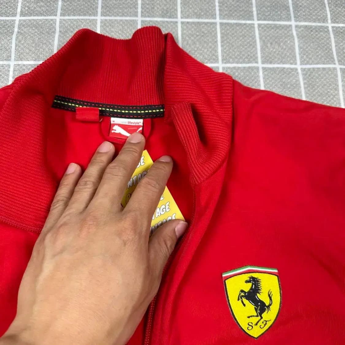 푸마 페라리 트랙탑 집업 져지 M 상품이미지2