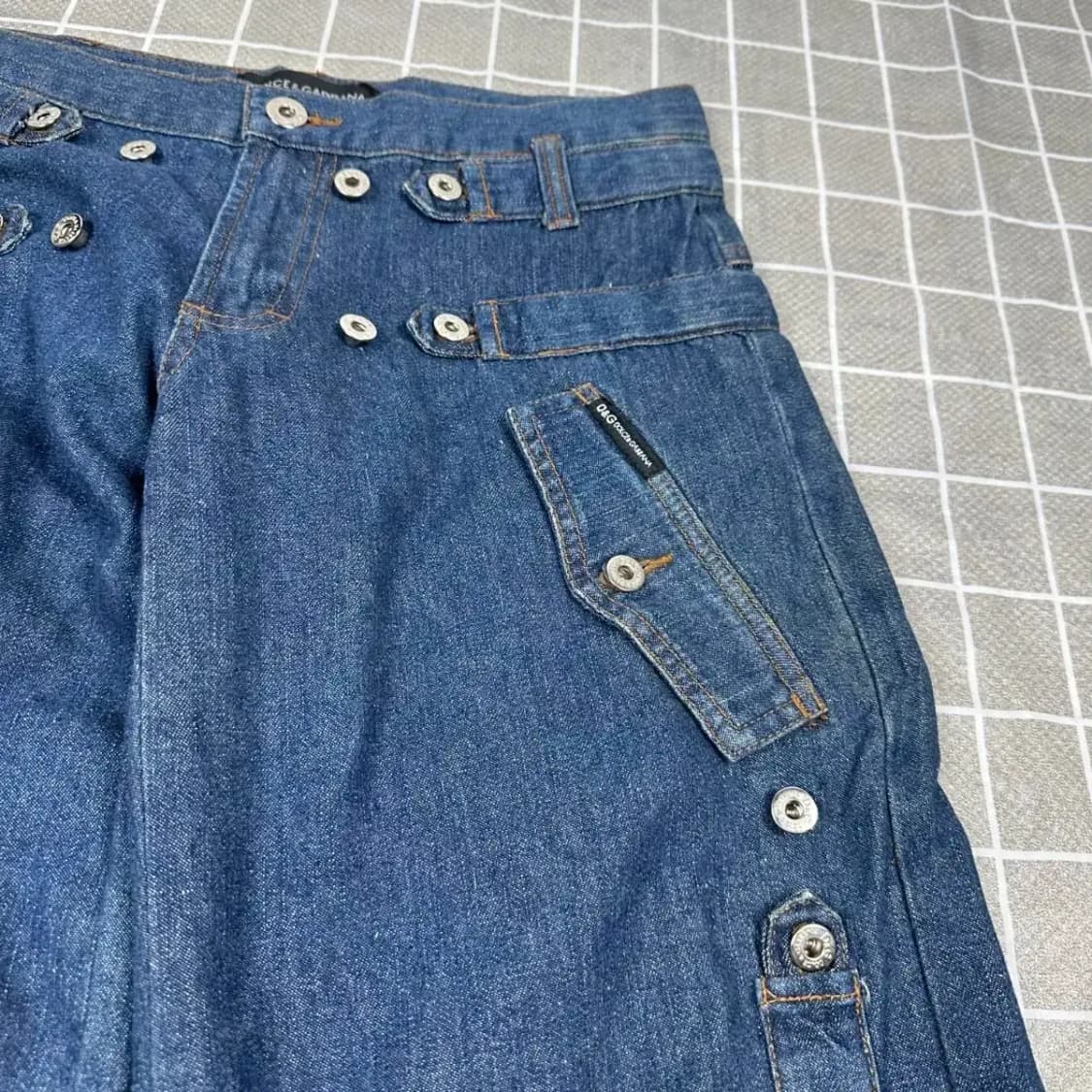 돌체앤가바나 유틸리티 버튼 데님 청바지 28 상품이미지3