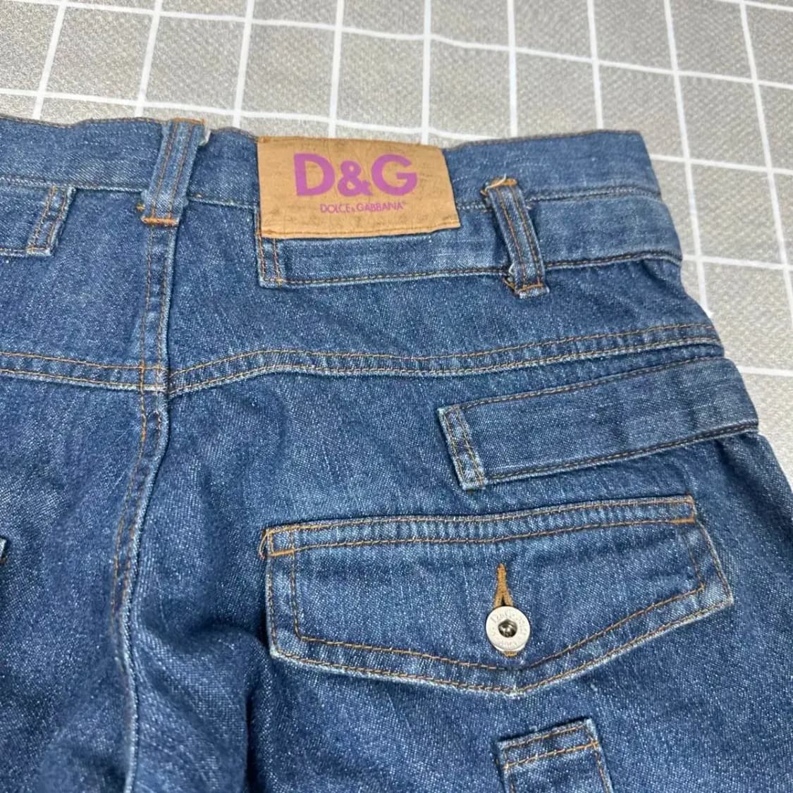 돌체앤가바나 유틸리티 버튼 데님 청바지 28 상품이미지4
