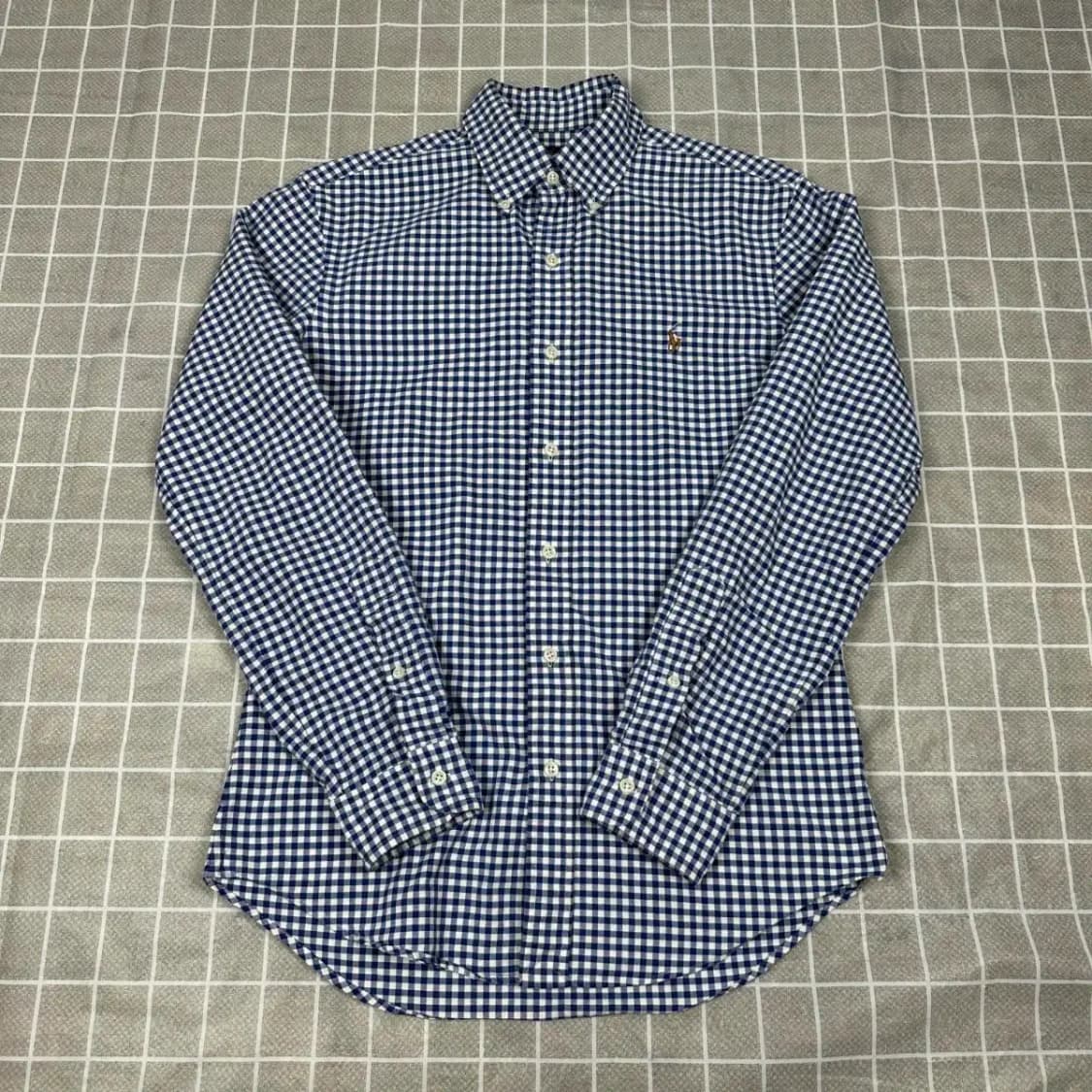 폴로 랄프로렌 슬림핏 신형 체크셔츠 S 상품이미지1