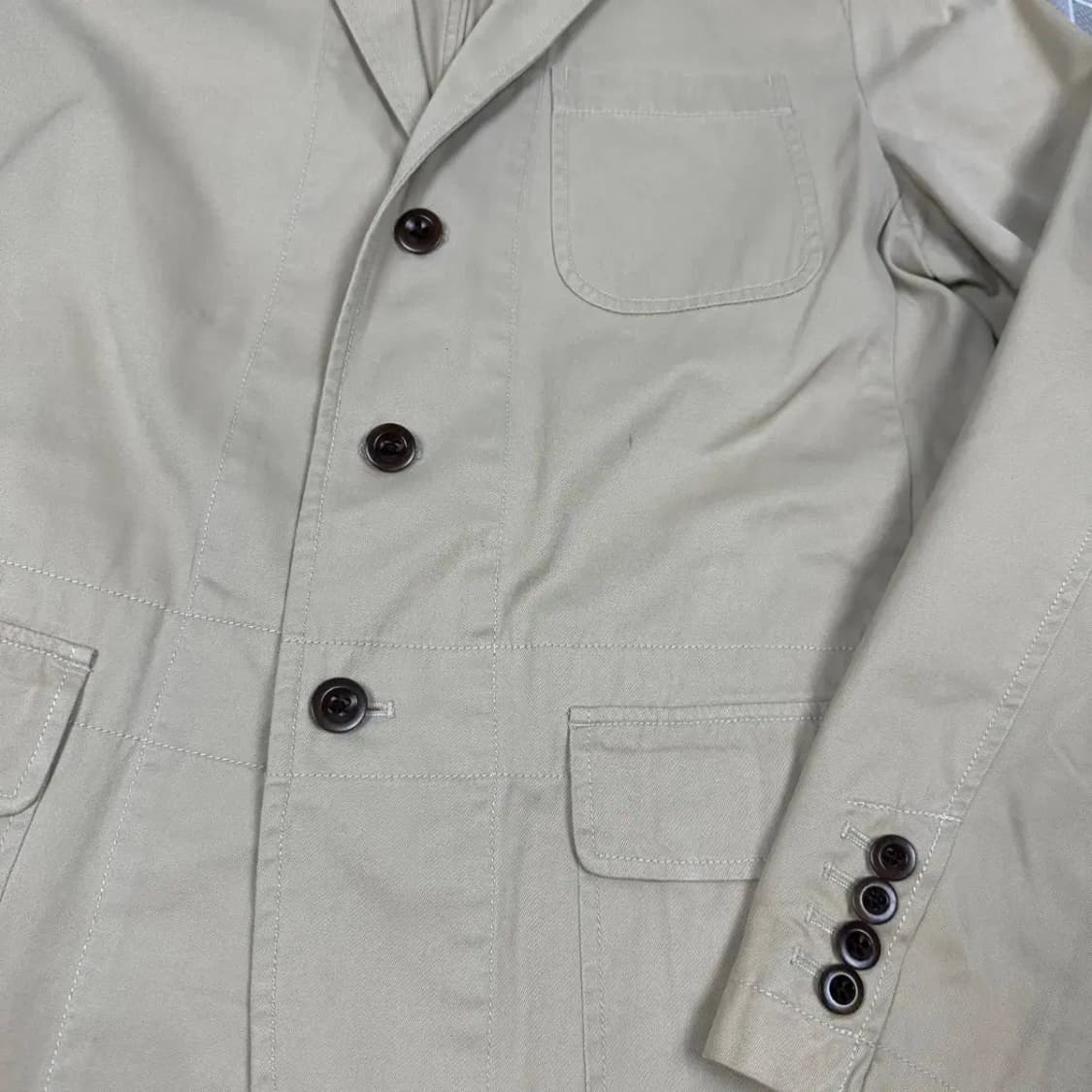 폴로 베이지 3버튼 블레이져 42-R 상품이미지4