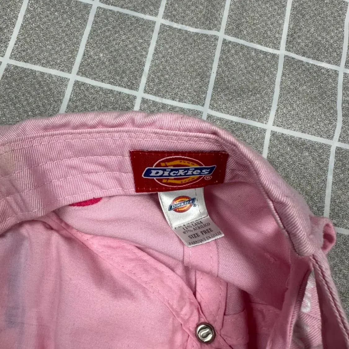 디키즈 빈티지 핑크 볼캡 상품이미지5