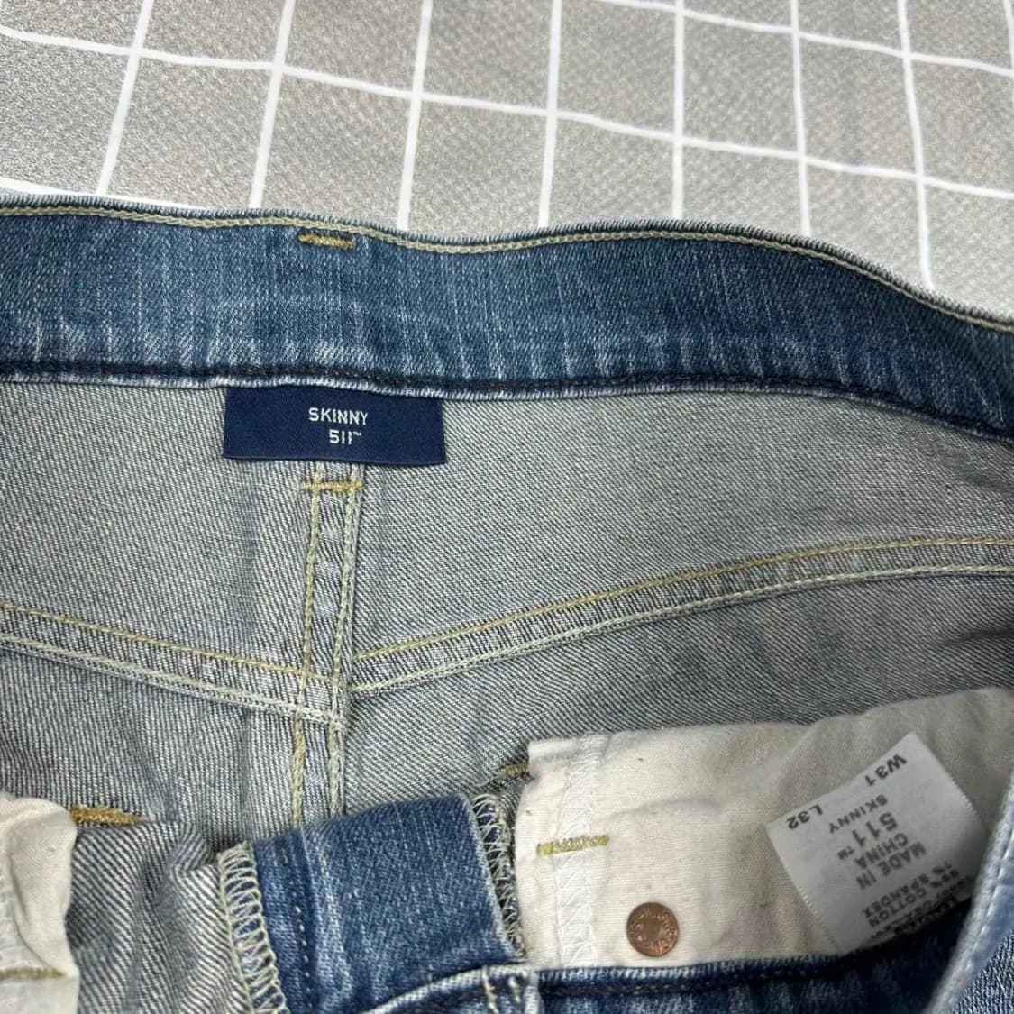 리바이스 511 연청 데님팬츠 31 32 상품이미지5