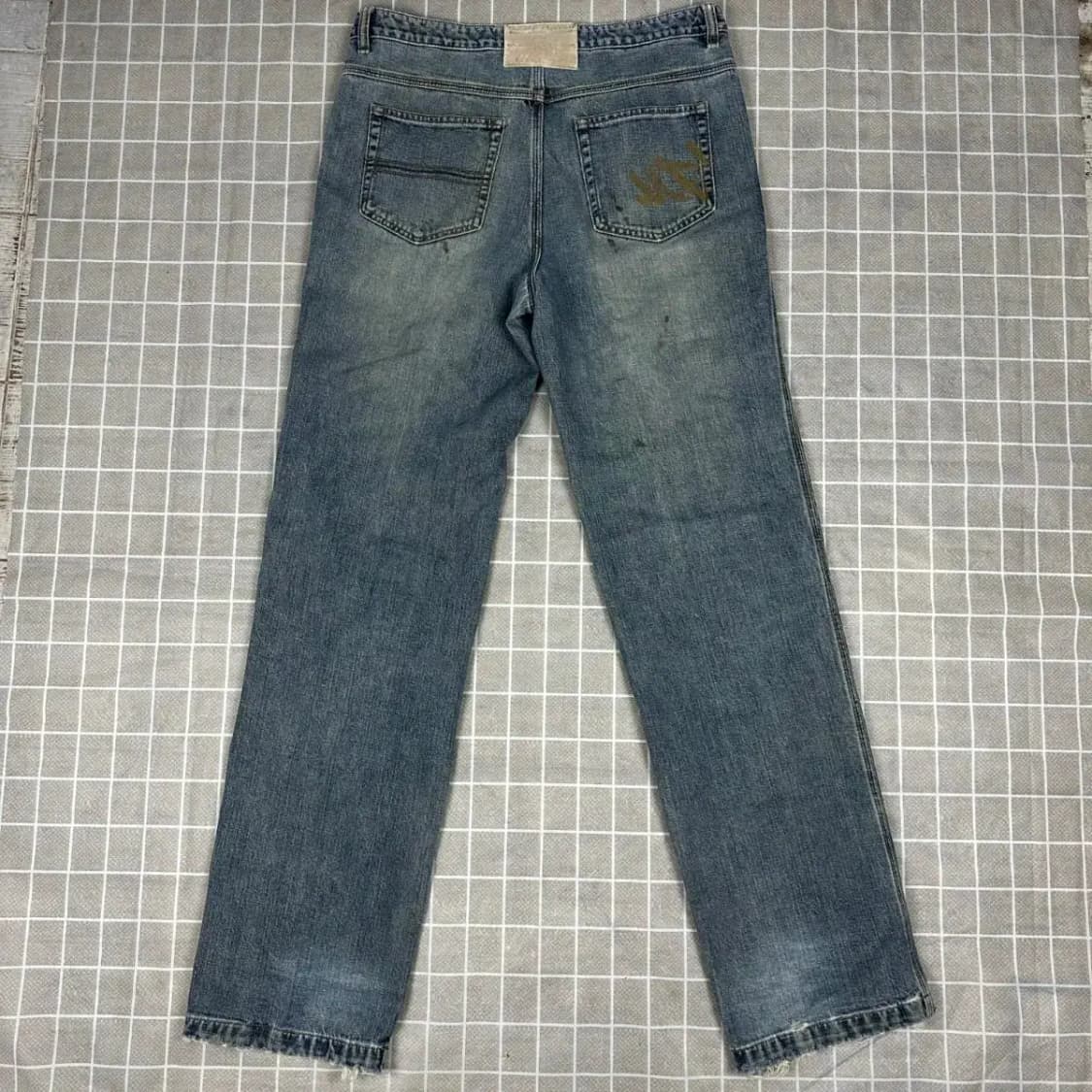 마자플라바 백프린팅 데님팬츠 32 상품이미지2