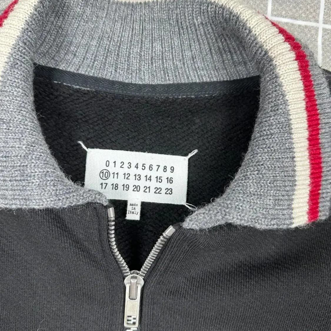 메종 마르지엘라 하프집업 카라 니트 50 상품이미지3