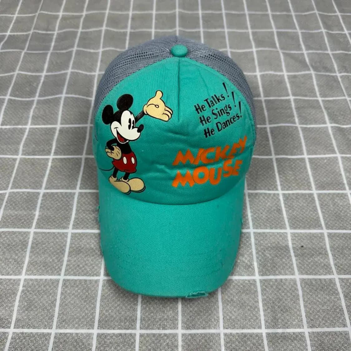 빈티지 미키마우스 메쉬 볼캡 상품이미지1