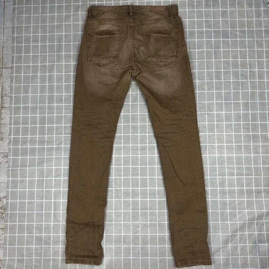 풀앤베어 브라운 데님 팬츠 32 상품이미지3