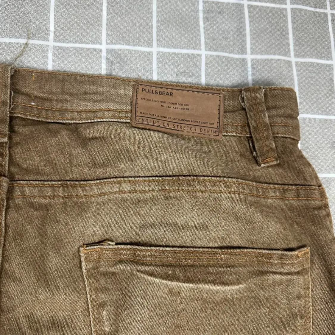 풀앤베어 브라운 데님 팬츠 32 상품이미지5