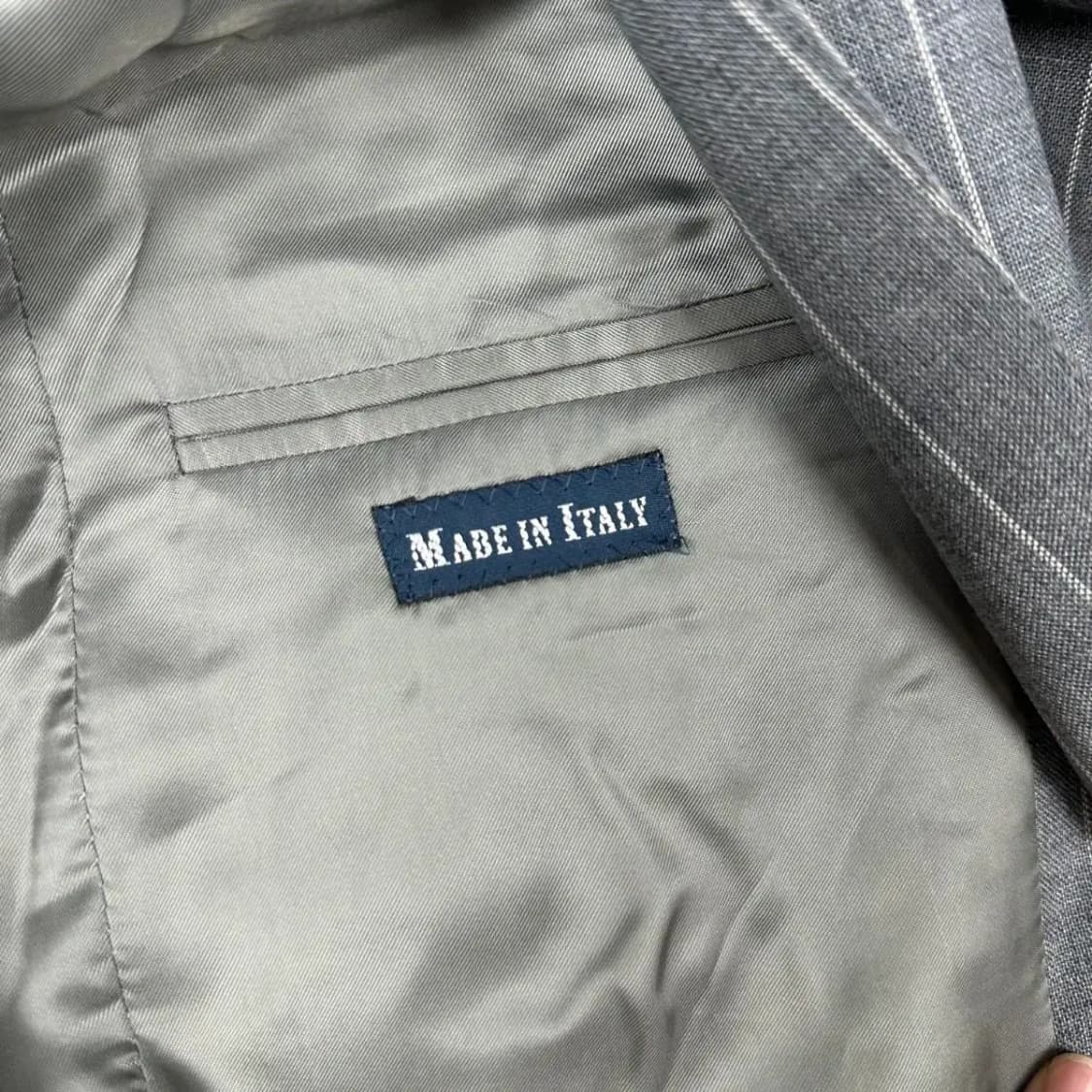 [새상품 정가 180만] 폴로 이태리메이드 스트라이프 블레이져 100 상품이미지6