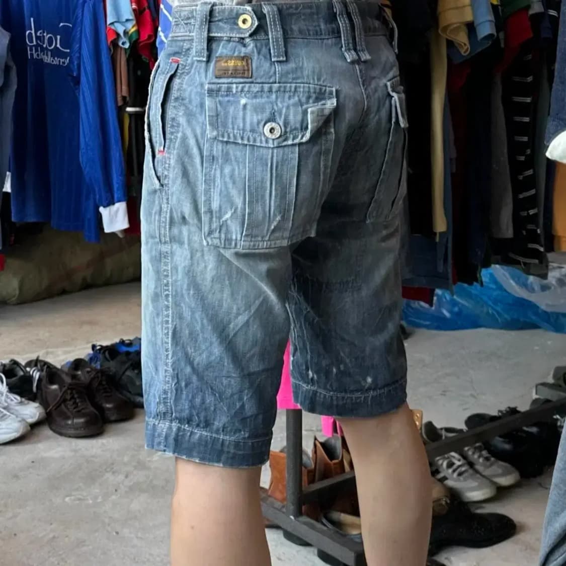 게스 빈티지 데님 반바지 30 상품이미지1