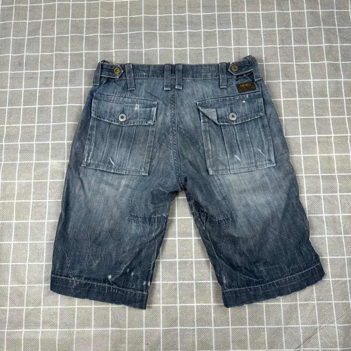 게스 빈티지 데님 반바지 30 상품이미지3