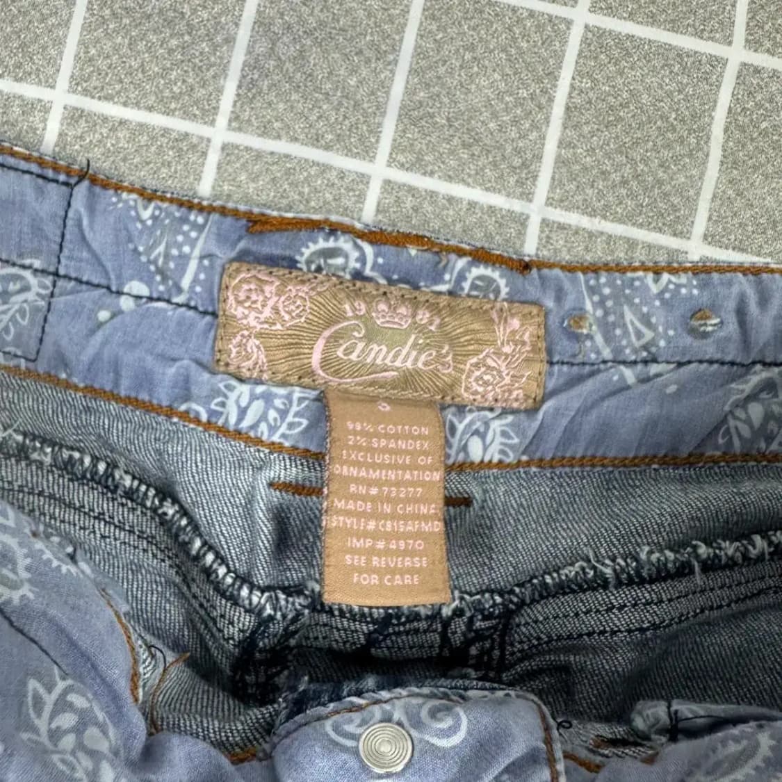 캔디스 빈티지 데님 스커트 3사이즈 상품이미지3