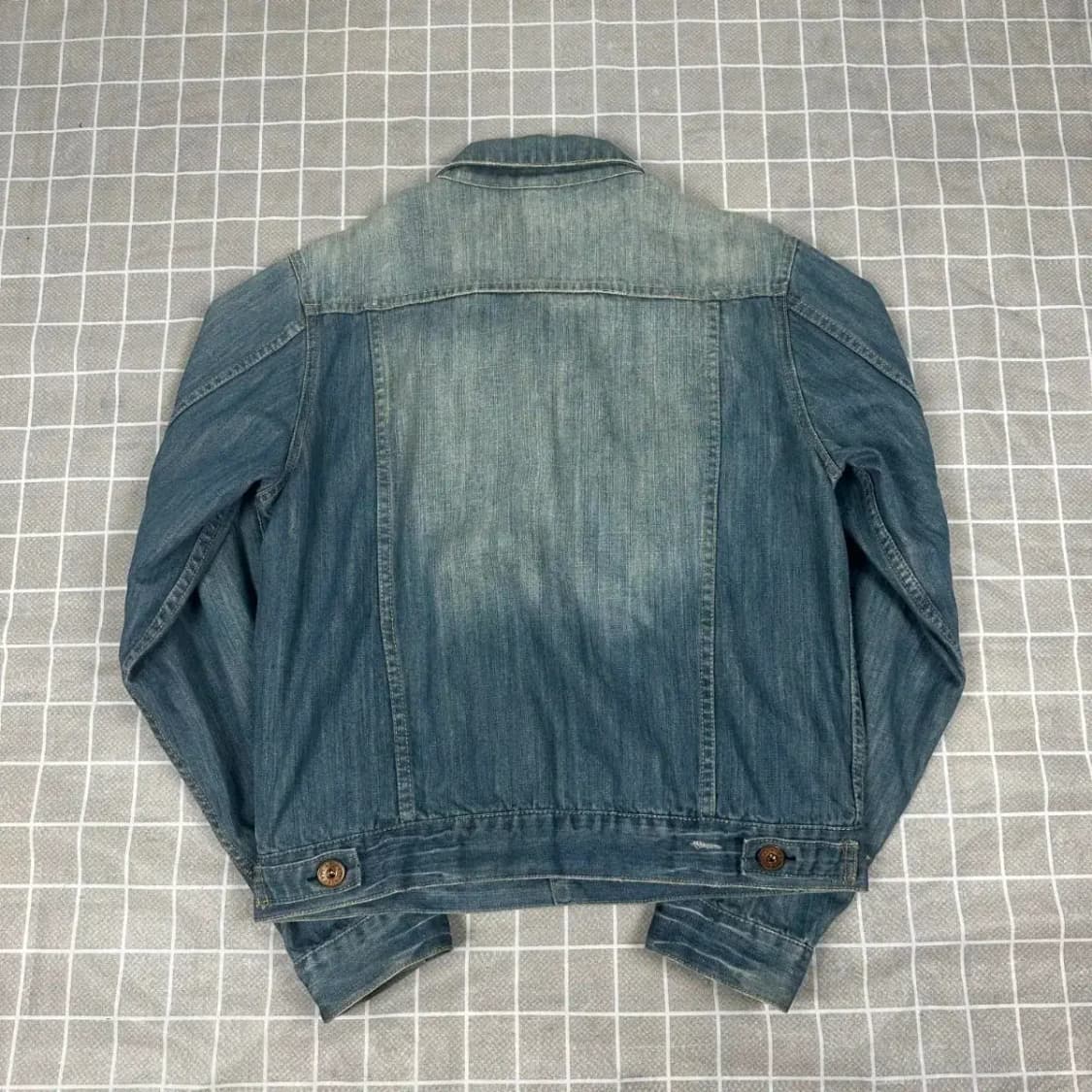 리플레이 크롭 워싱 데님 자켓 L 상품이미지4