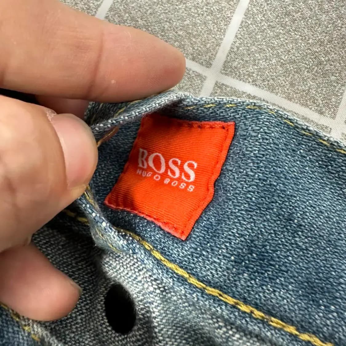 휴고보스 오렌지 스티치 데님 팬츠 35/32 상품이미지6