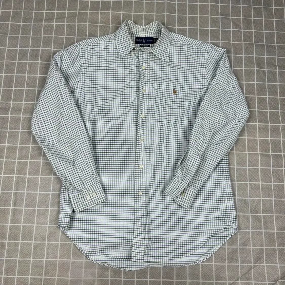 폴로 클래식핏 체크 셔츠 상품이미지2