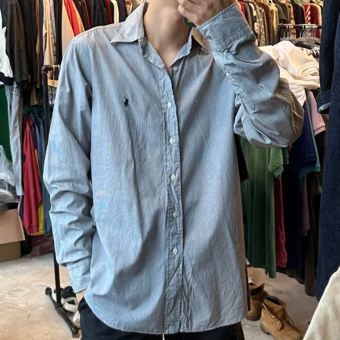 폴로 앤드류 코튼 셔츠 상품이미지1