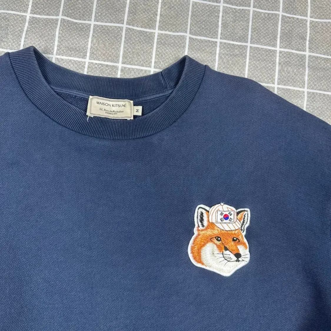 메종키츠네 한정판 태극기 대한민국 맨투맨 M 상품이미지3