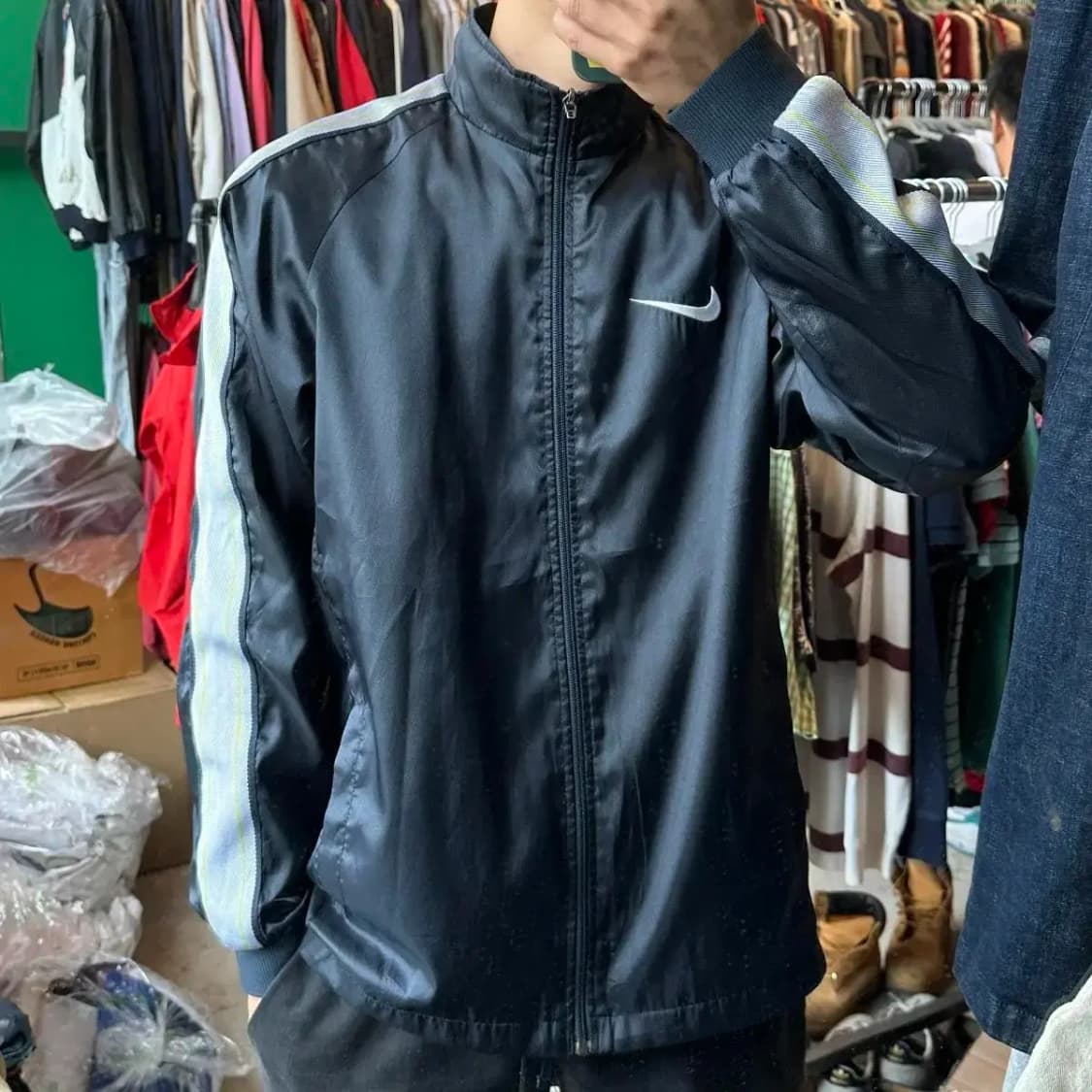 나이키 사이드라인 올드스쿨 바람막이 L 상품이미지1