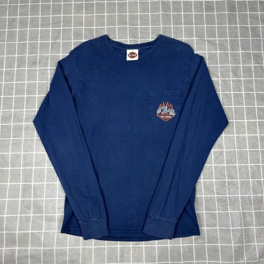 할리데이비슨 백프린팅 슬리브 S 상품이미지2