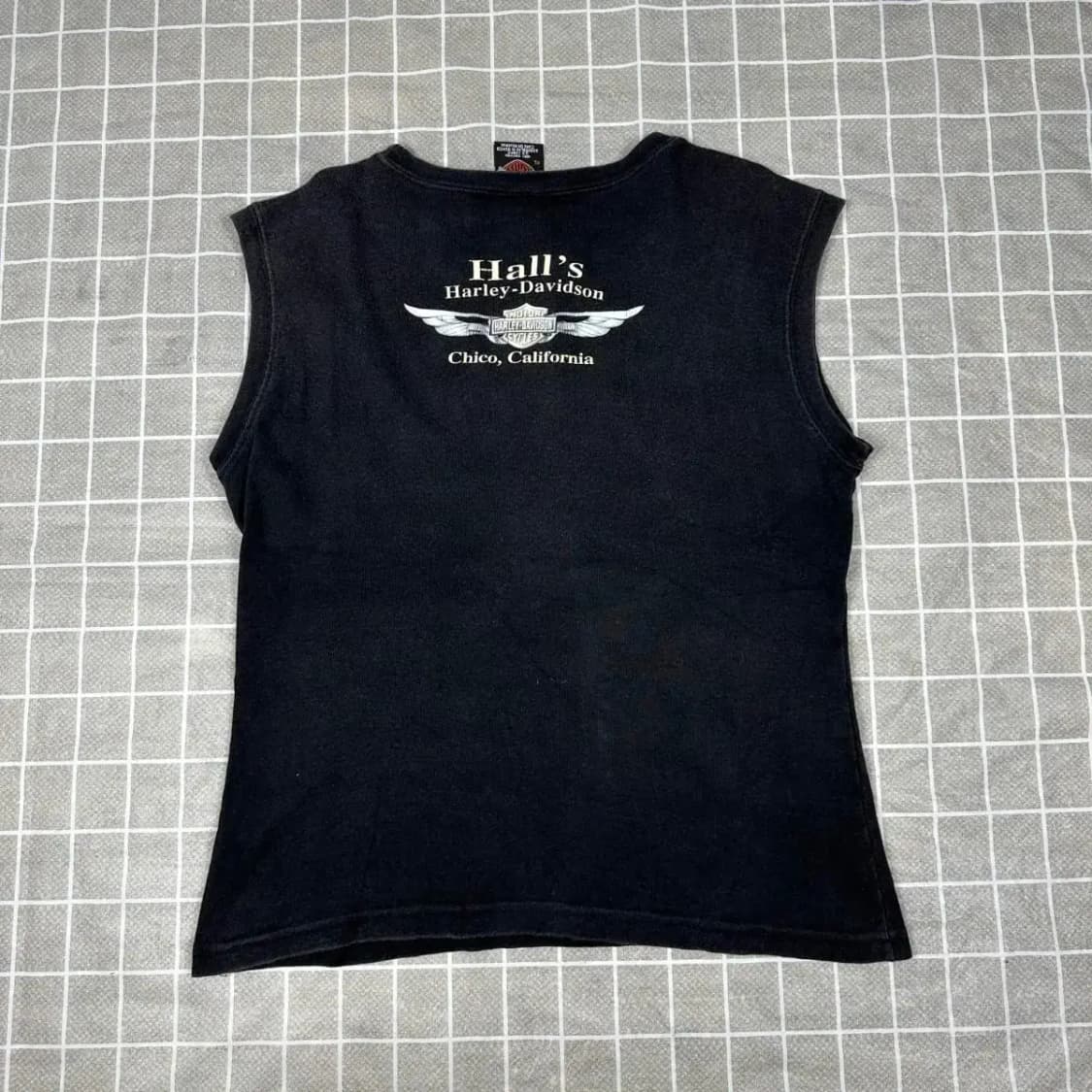 할리데이비슨 빈티지 민소매 XL 상품이미지3
