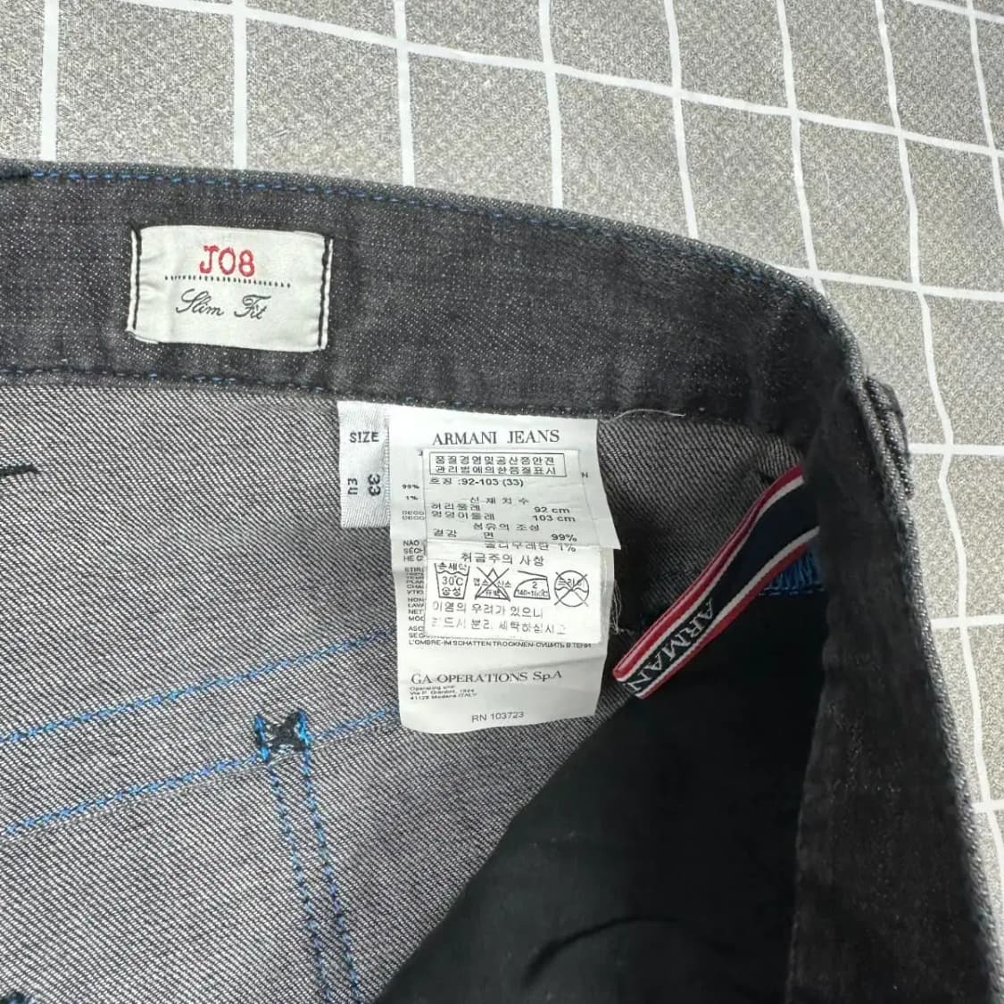 알마니 진스 흑청진 33 상품이미지5