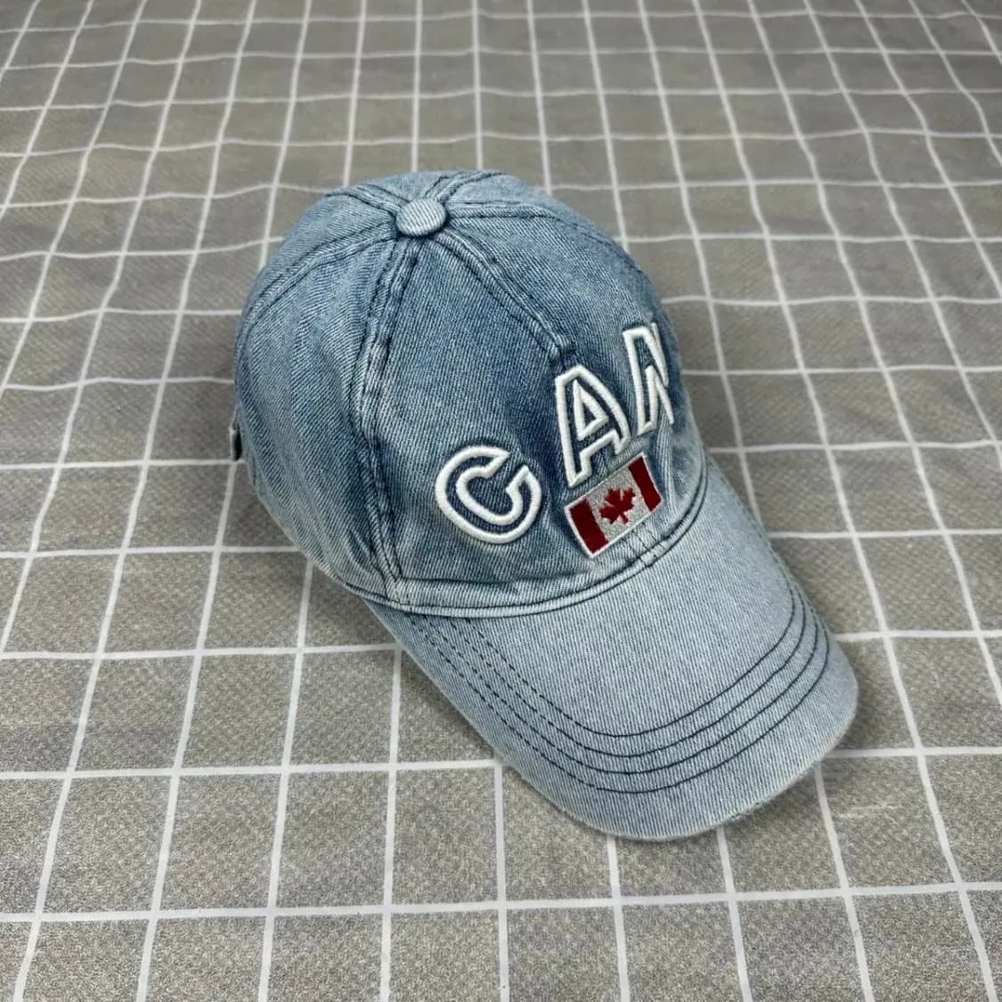 캐나다 빈티지 데님 볼캡 상품이미지3