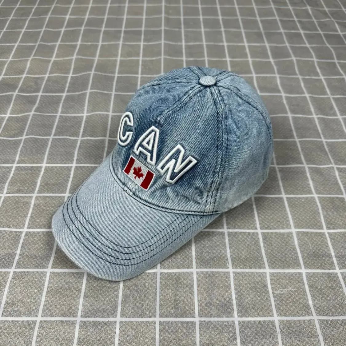 캐나다 빈티지 데님 볼캡 상품이미지4