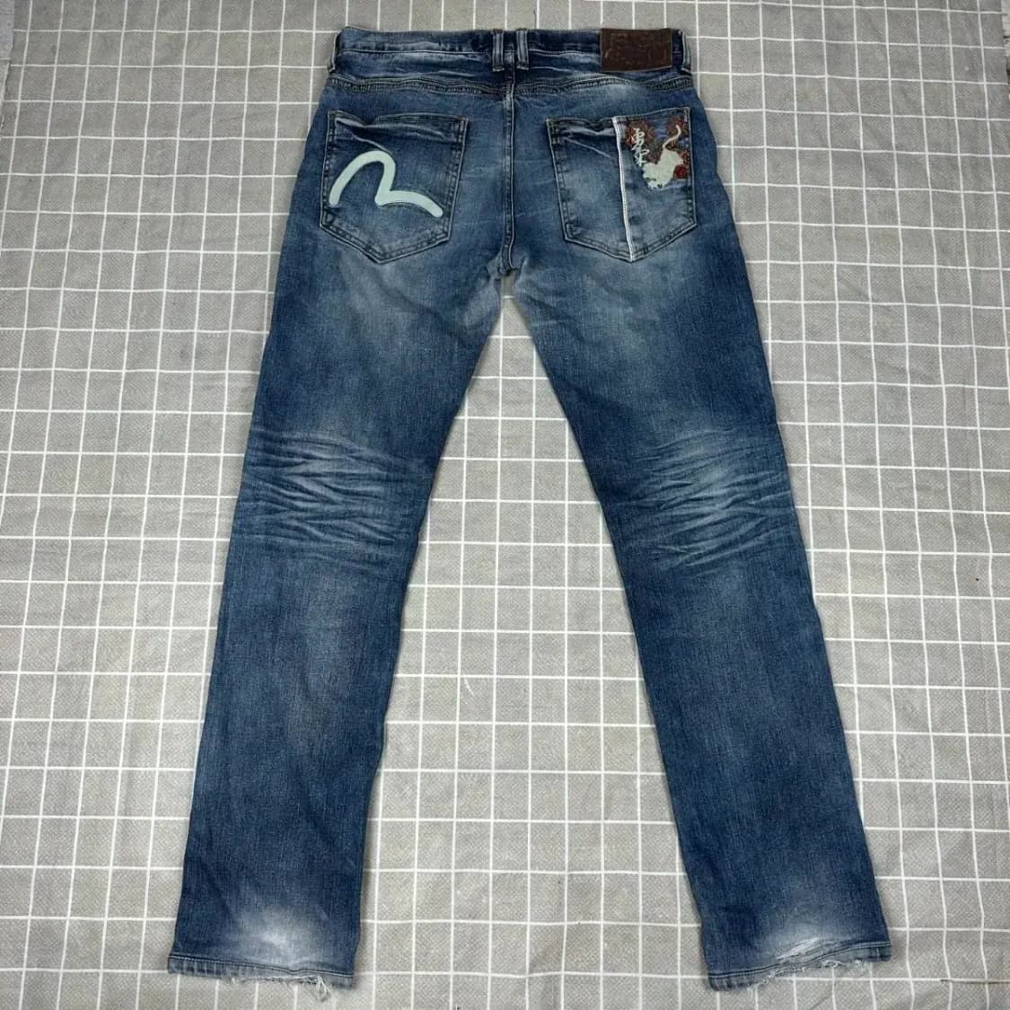 에비수 백로고 워싱진 32 상품이미지3