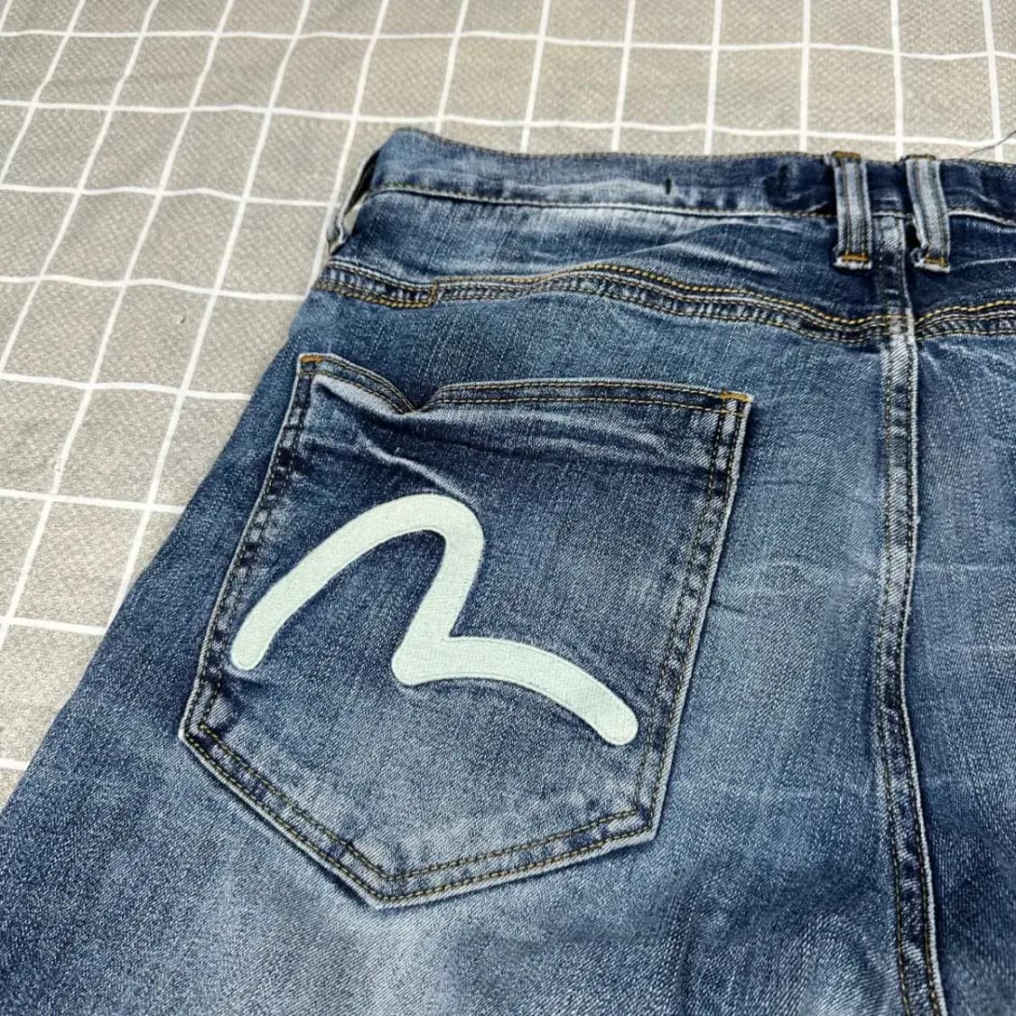 에비수 백로고 워싱진 32 상품이미지4