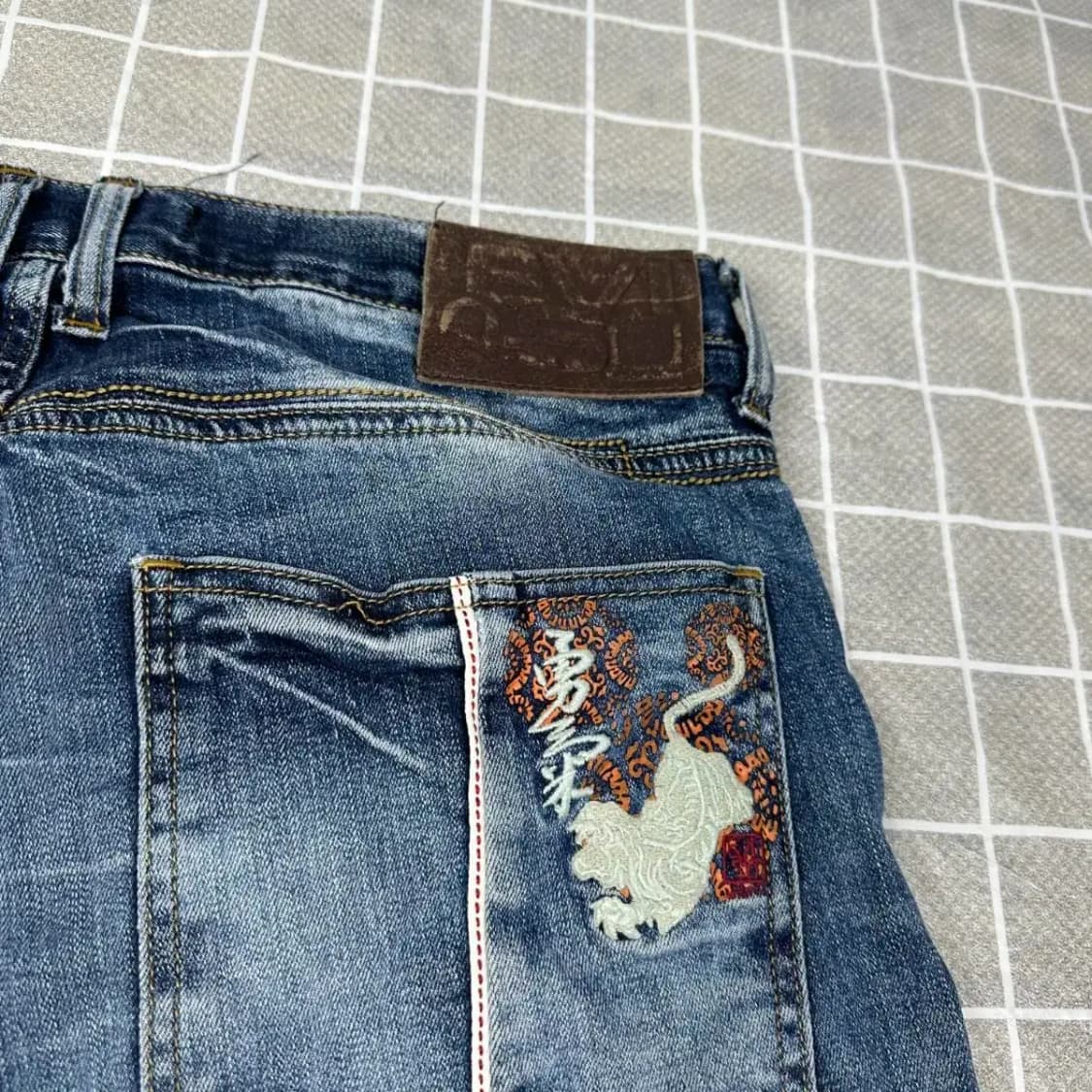 에비수 백로고 워싱진 32 상품이미지5