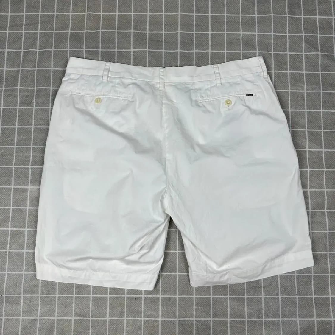 폴로 클래식핏 화이트 치노 반바지 38 상품이미지2