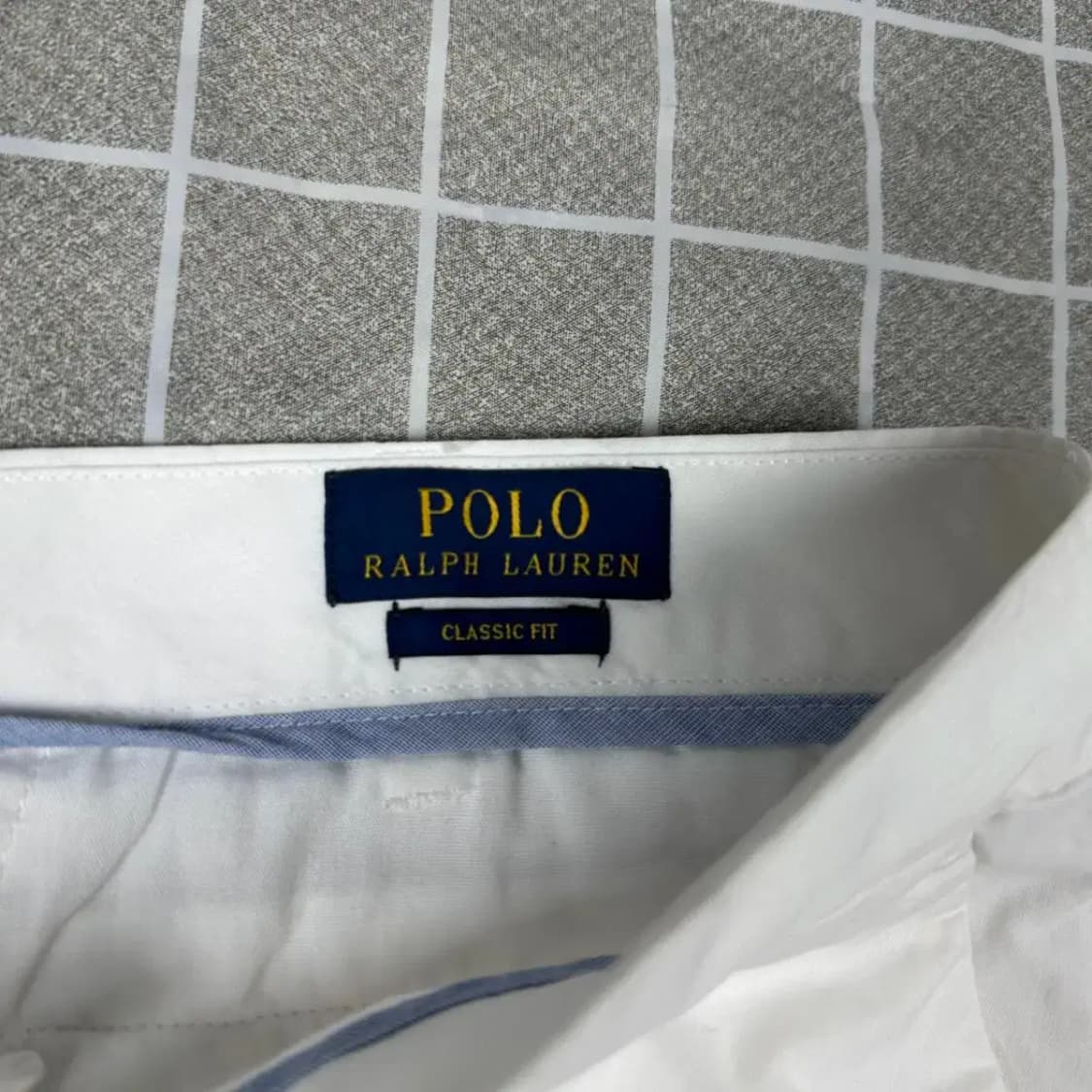 폴로 클래식핏 화이트 치노 반바지 38 상품이미지4
