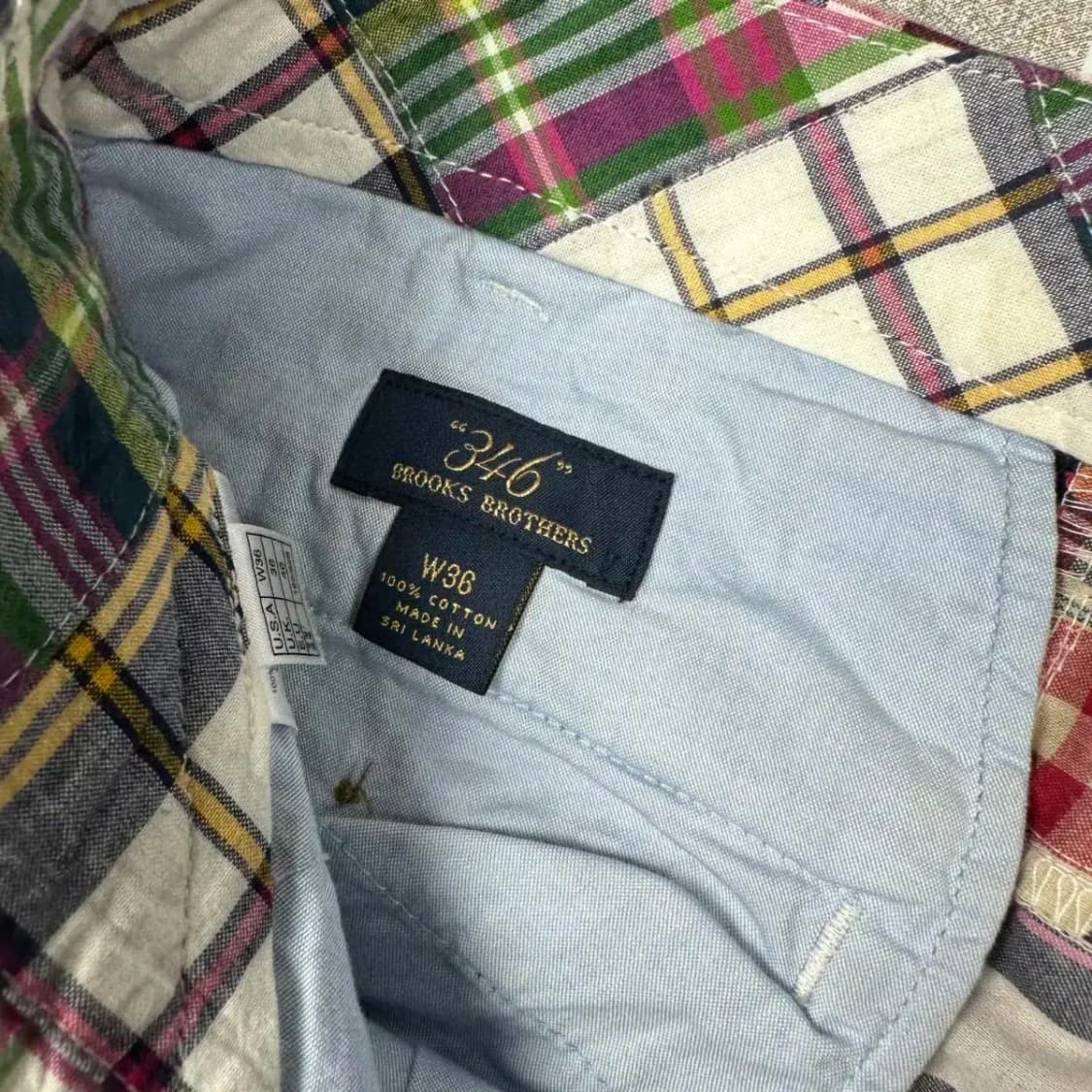브룩스브라더스 마드라스 반바지 36 상품이미지4