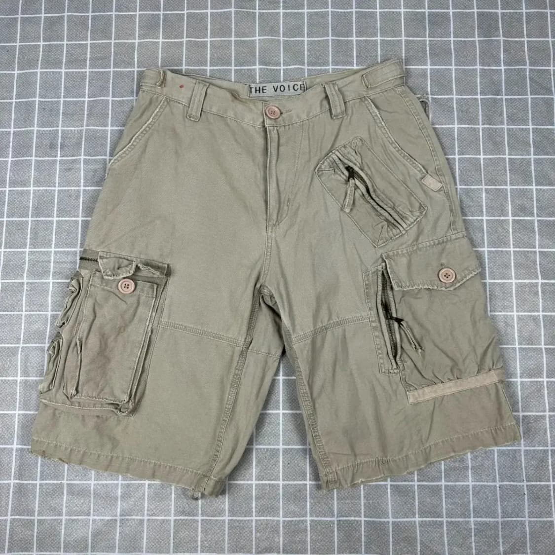 빈티지 유틸리티 카고 반바지 상품이미지2