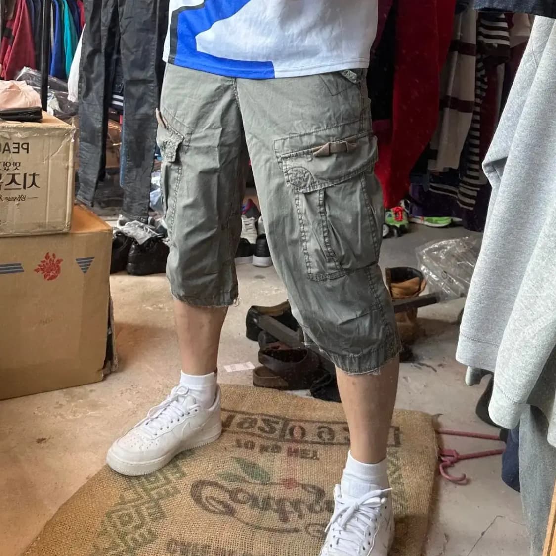 빈티지 7부 카고 팬츠 30 상품이미지1