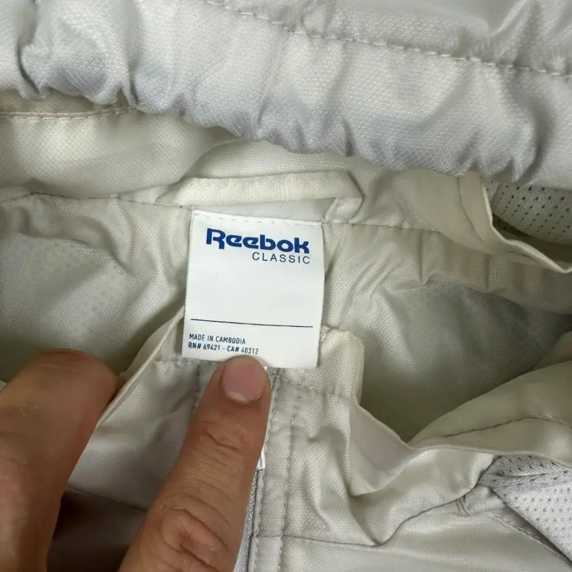 리복 올드스쿨 빈티지 바람막이 L 상품이미지4