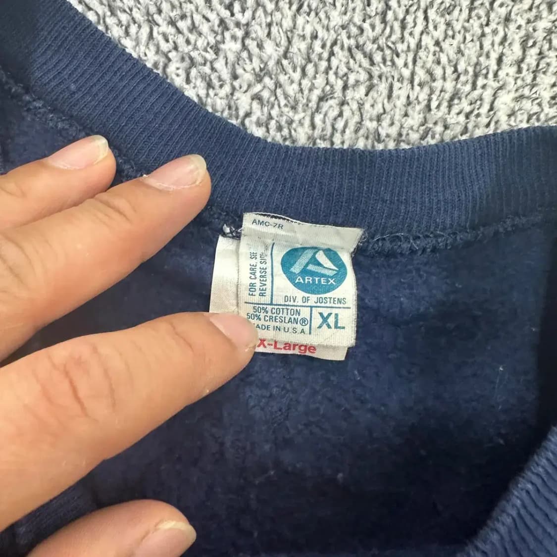 90s artex USA 시카고 스웻셔츠 XL 상품이미지2