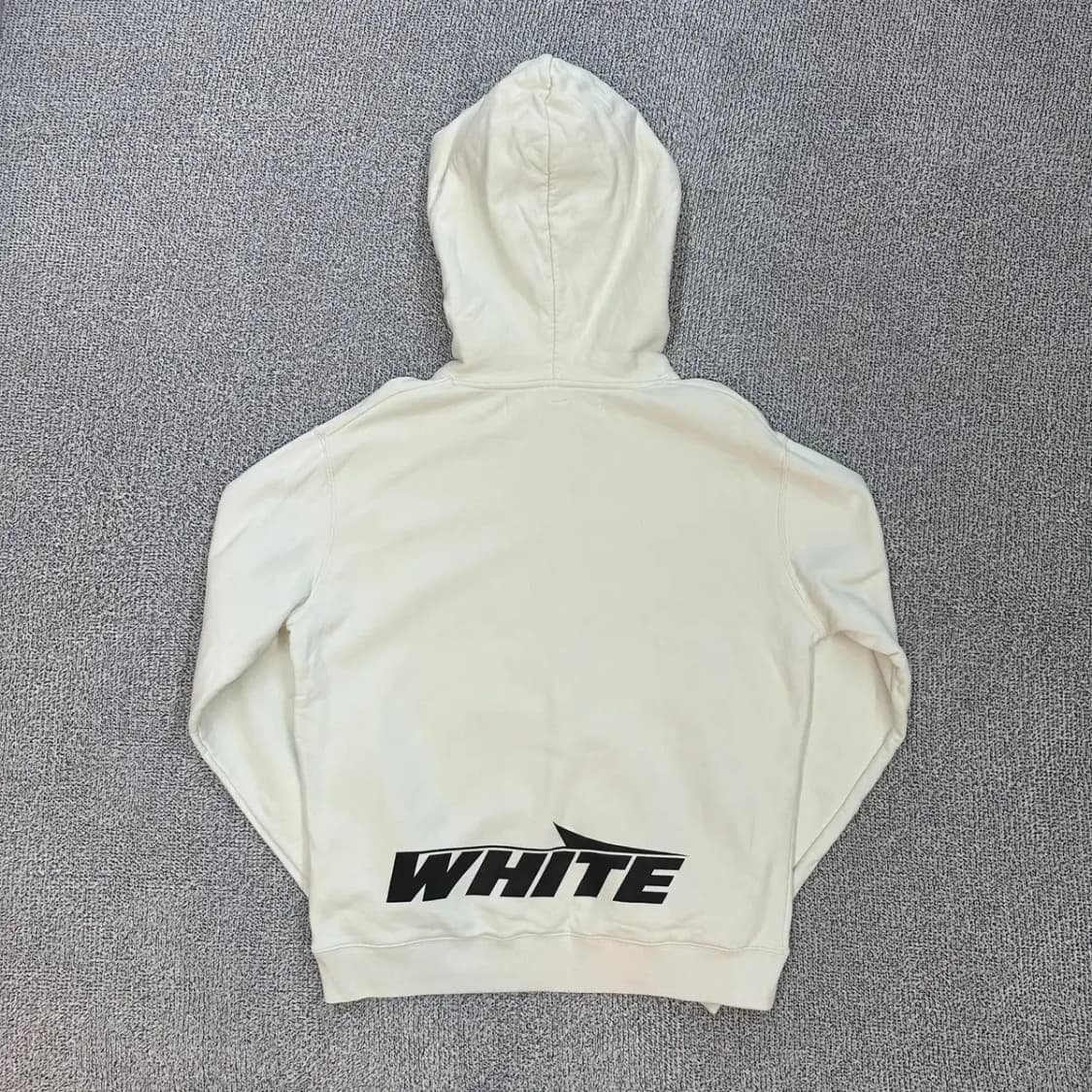 오프화이트 화이트 후드티 L 상품이미지2