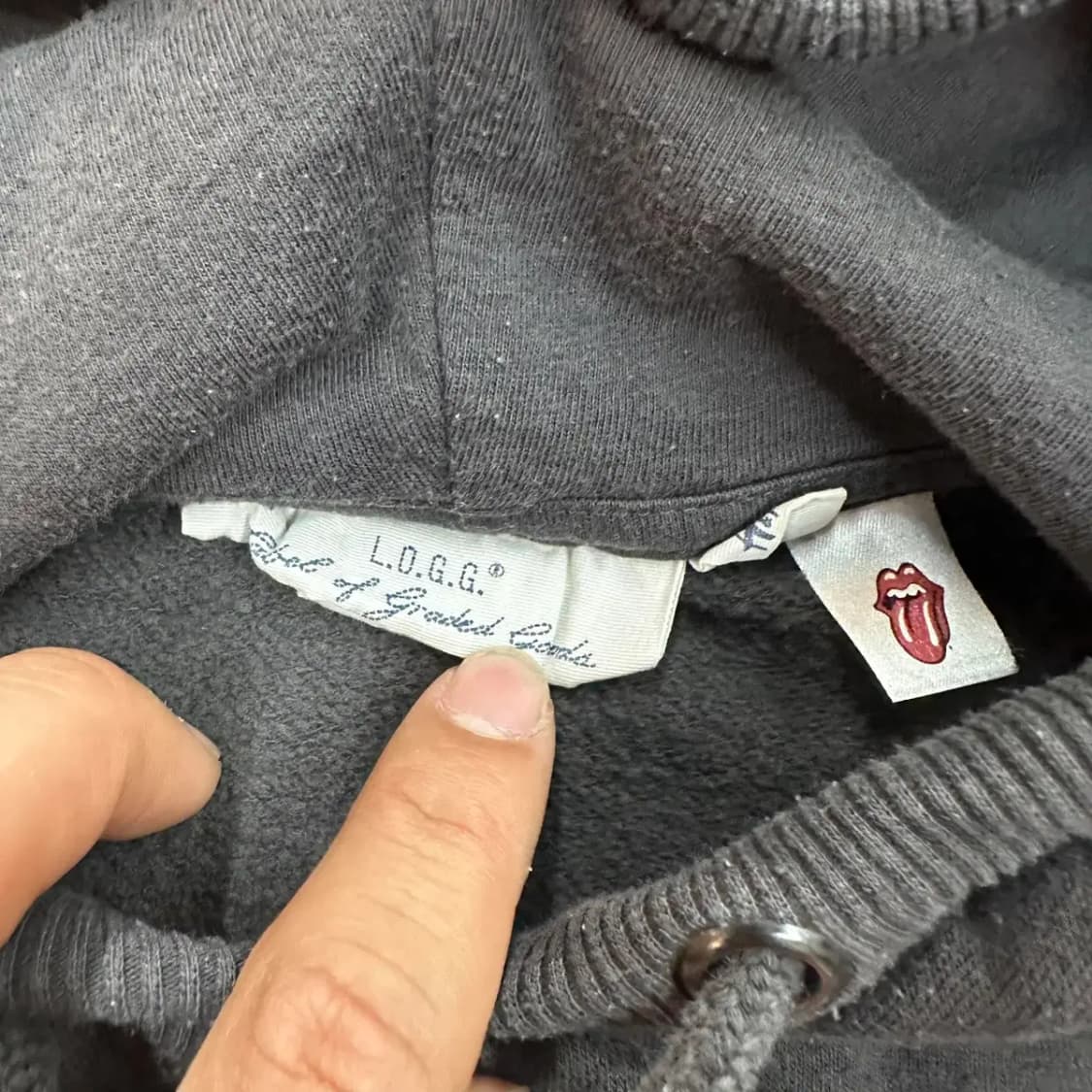 H&M 롤링스톤 후드티 S 상품이미지2