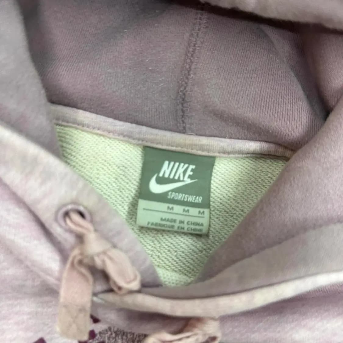 나이키 nsw 핑크 후드티 M 상품이미지2