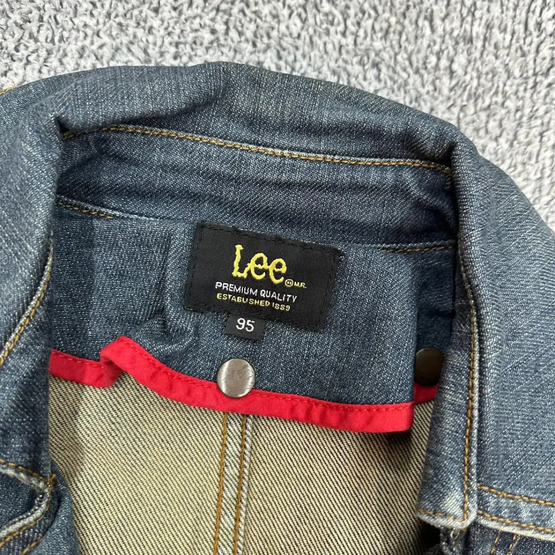 Lee 여성 카라 데님자켓 95 상품이미지2