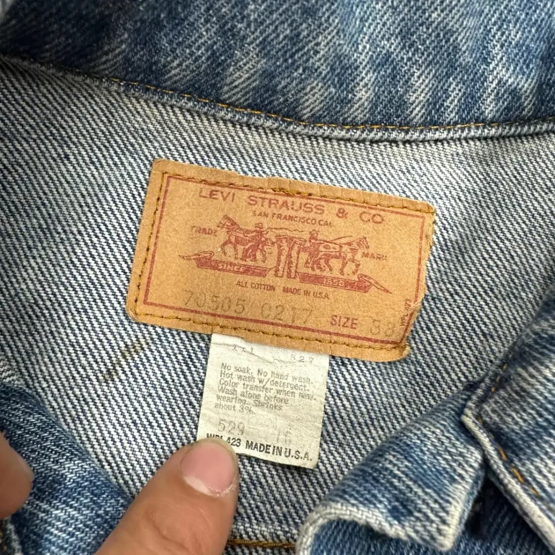 리바이스 WPL423 여성 데님자켓 상품이미지2