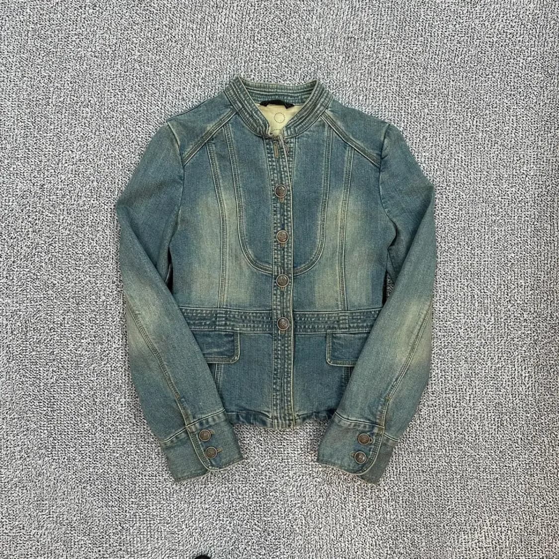 빈티지 여성 스티치 데님자켓 44 상품이미지1