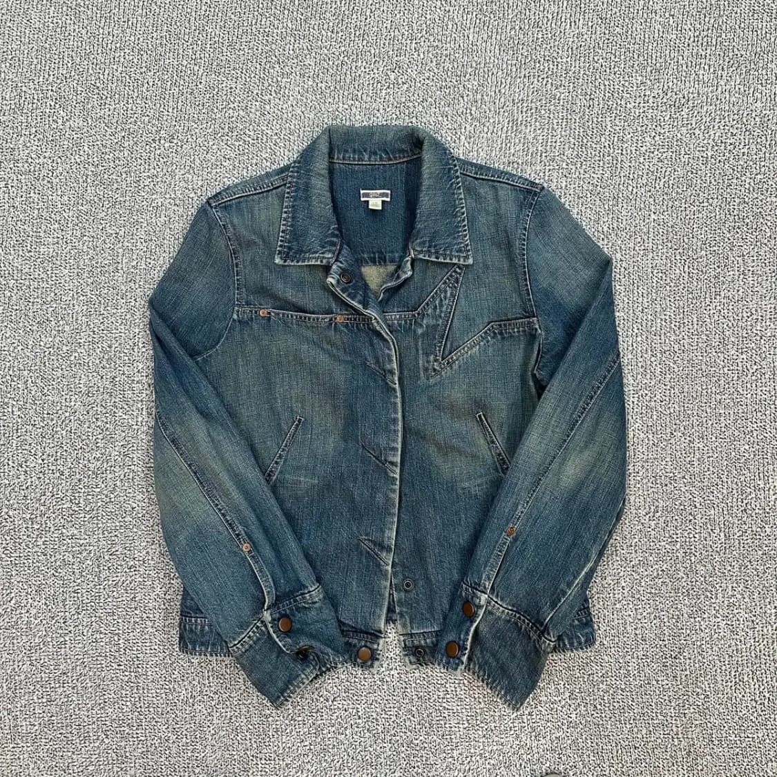 갭 여성 빈티지 데님자켓 L 상품이미지1
