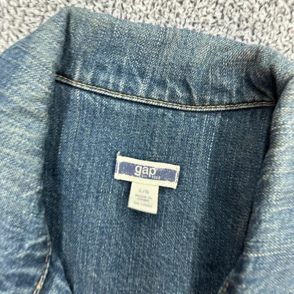 갭 여성 빈티지 데님자켓 L 상품이미지2